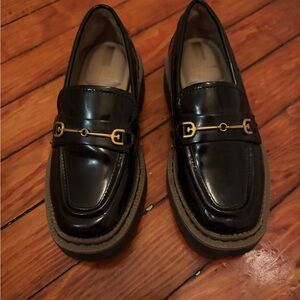 Sam Edelman girls Loafers with Gold Accent